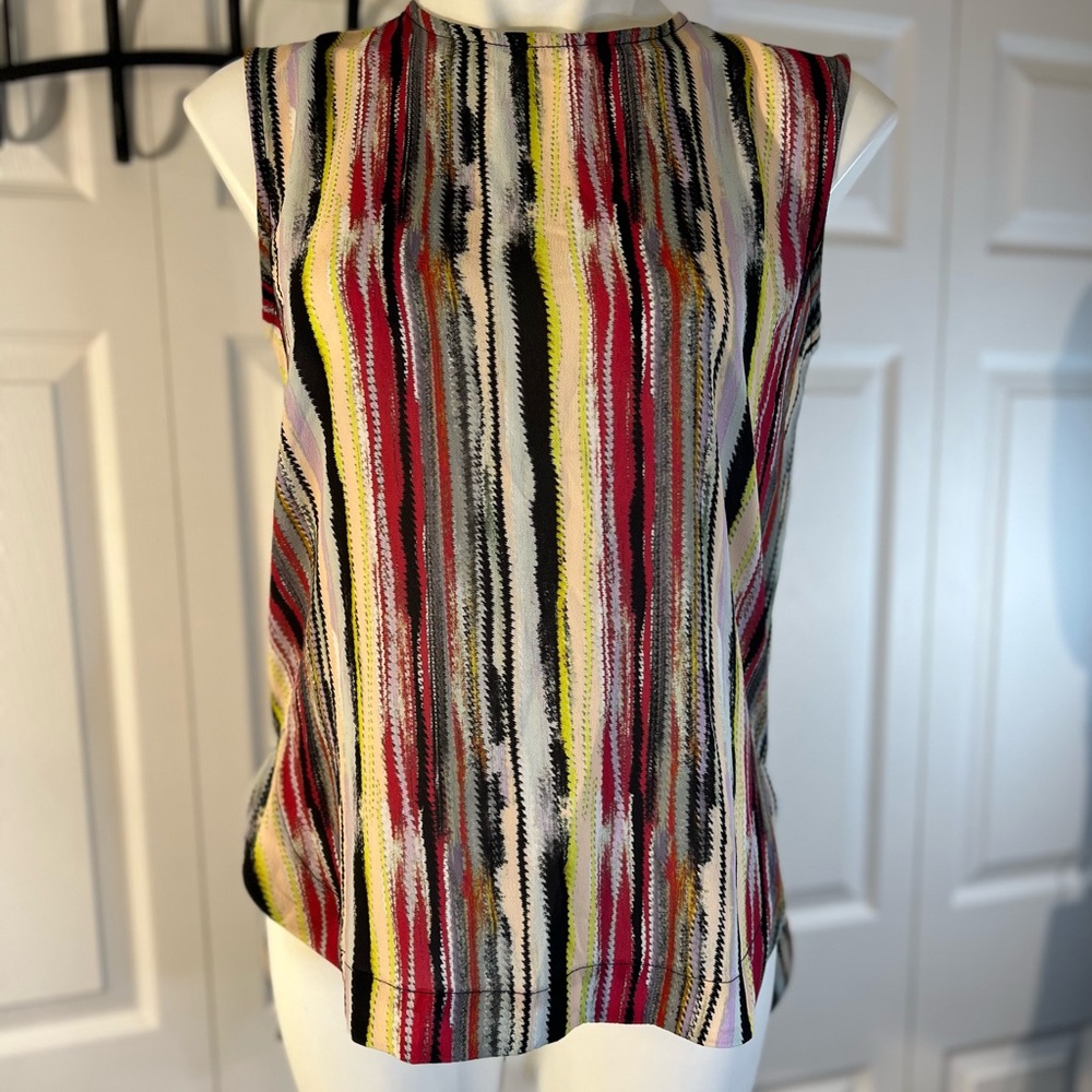 NWT Isle by Melis Kozan stripped sleeveless tunic